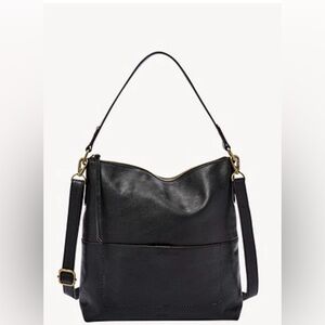 Fossil Amelia Leather Cross-body Hobo